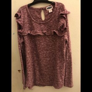 Old Navy Purple Children's Long Sleeve Shirt